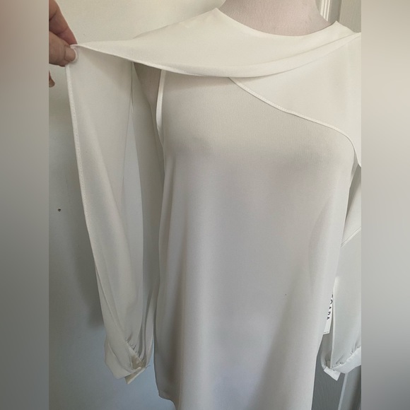 Scapa Lauren Perre Ivory Split Sleeve Blouse - Picture 4 of 12